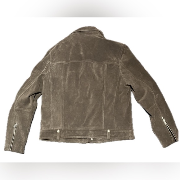 All Saints Suede Biker Jacket - Picture 2 of 9
